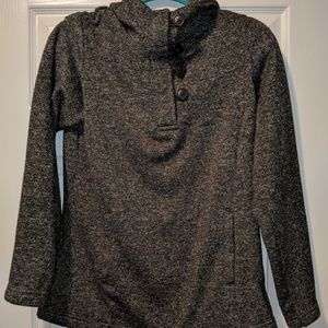 Columbia pullover with hood and buttons